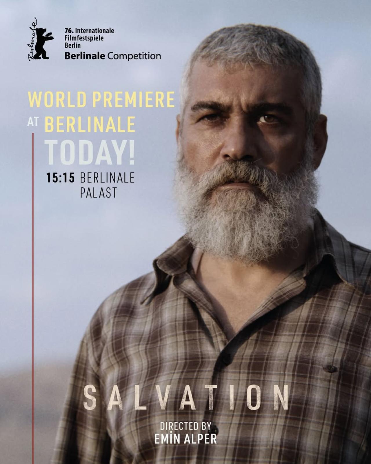 "Salvation" makes its World Premiere at the Berlinale, in Competition, Berlin, Germany, February 15, 2026. (Photo via Instagram / @eminalperofficial)
