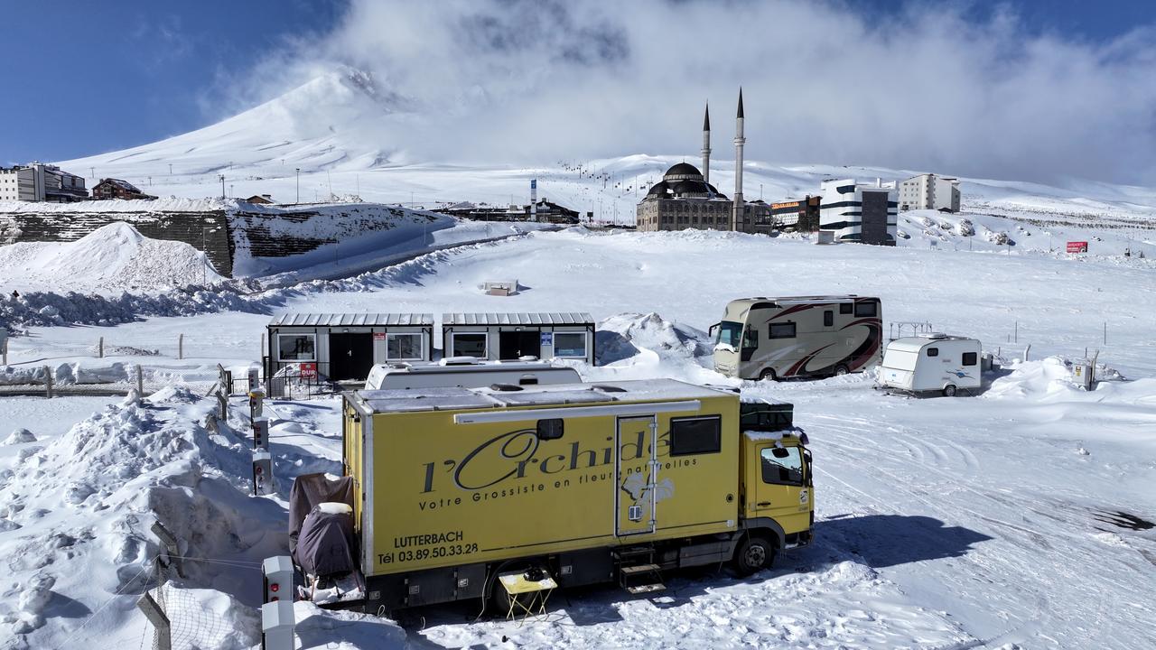 featuring world-class slopes, pristine snow, and unrivaled natural beauty, is emerging as a top winter destination. Kayseri, Türkiye, February 17, 2026. (AA Photo)