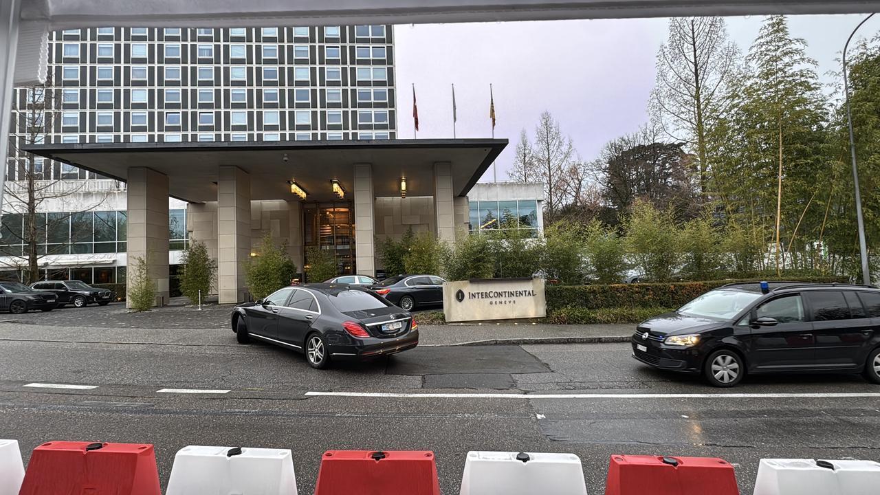 Trilateral talks between Russia, United States, and Ukraine on resolving the ongoing crisis continue on the second day in Geneva, Switzerland, February 18, 2026. (AA Photo)