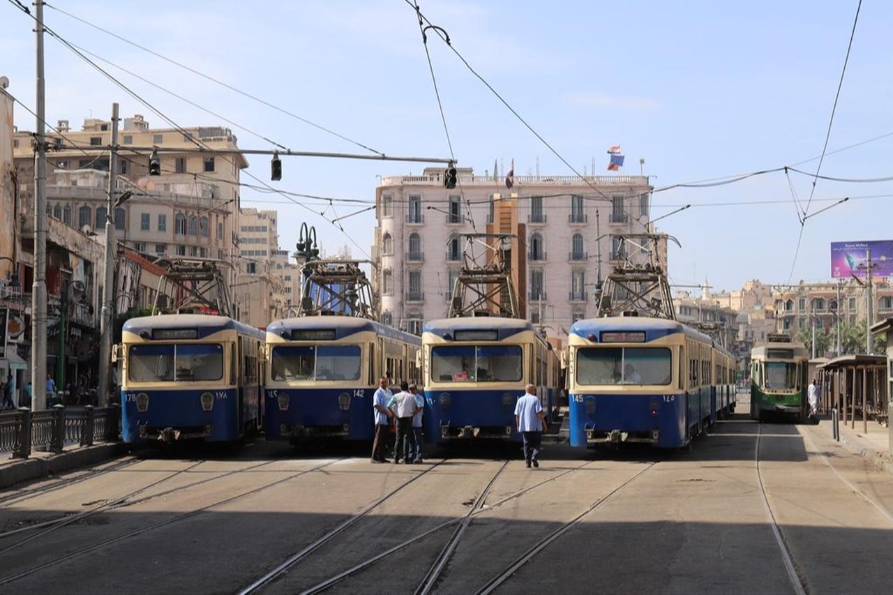 El-Raml terminus of the Ramleh tram next to the city center, Alexandria (Photo via urban-transport/courtesy of Dirk Budach)
