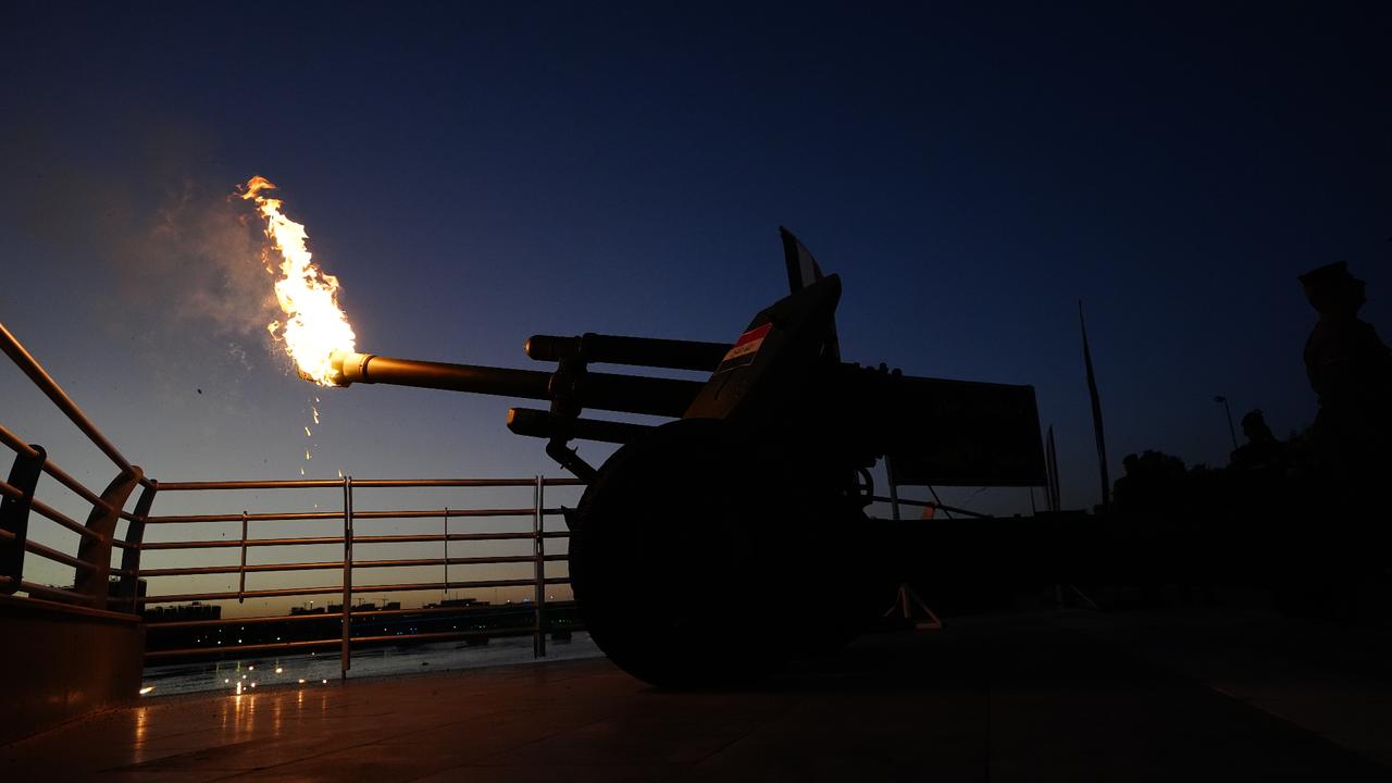 Ottoman-era iftar cannon echoes again across Baghdad after years of silence