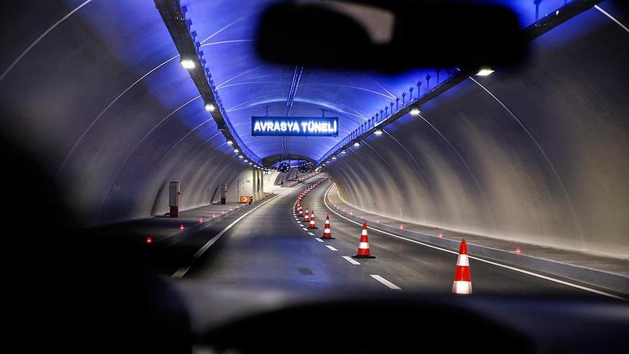 A view from inside the Eurasia Tunnel in Istanbul, Türkiye, accessed on April 27, 2025. (AA Photo)