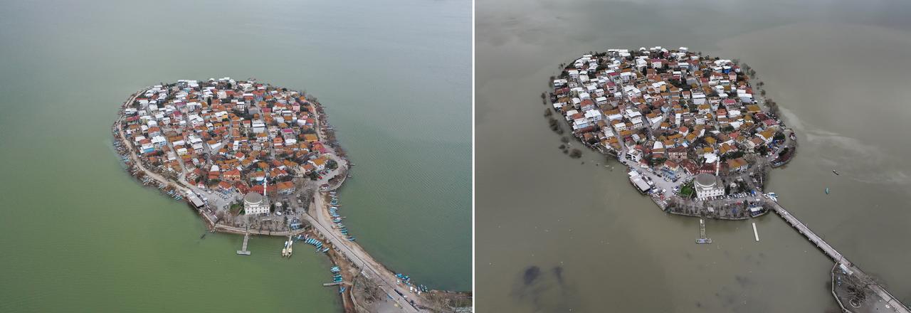 ‘Little Venice’ in Türkiye transforms into floating village after lake swells