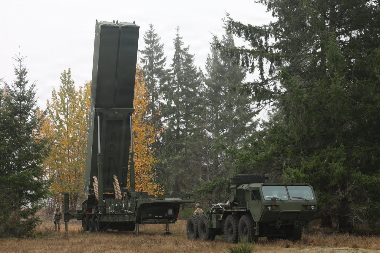 The United States Army's long range hypersonic weapon (LRHW), Dark Eagle  at an unspecified location and time during a test. (Photo via US Army)