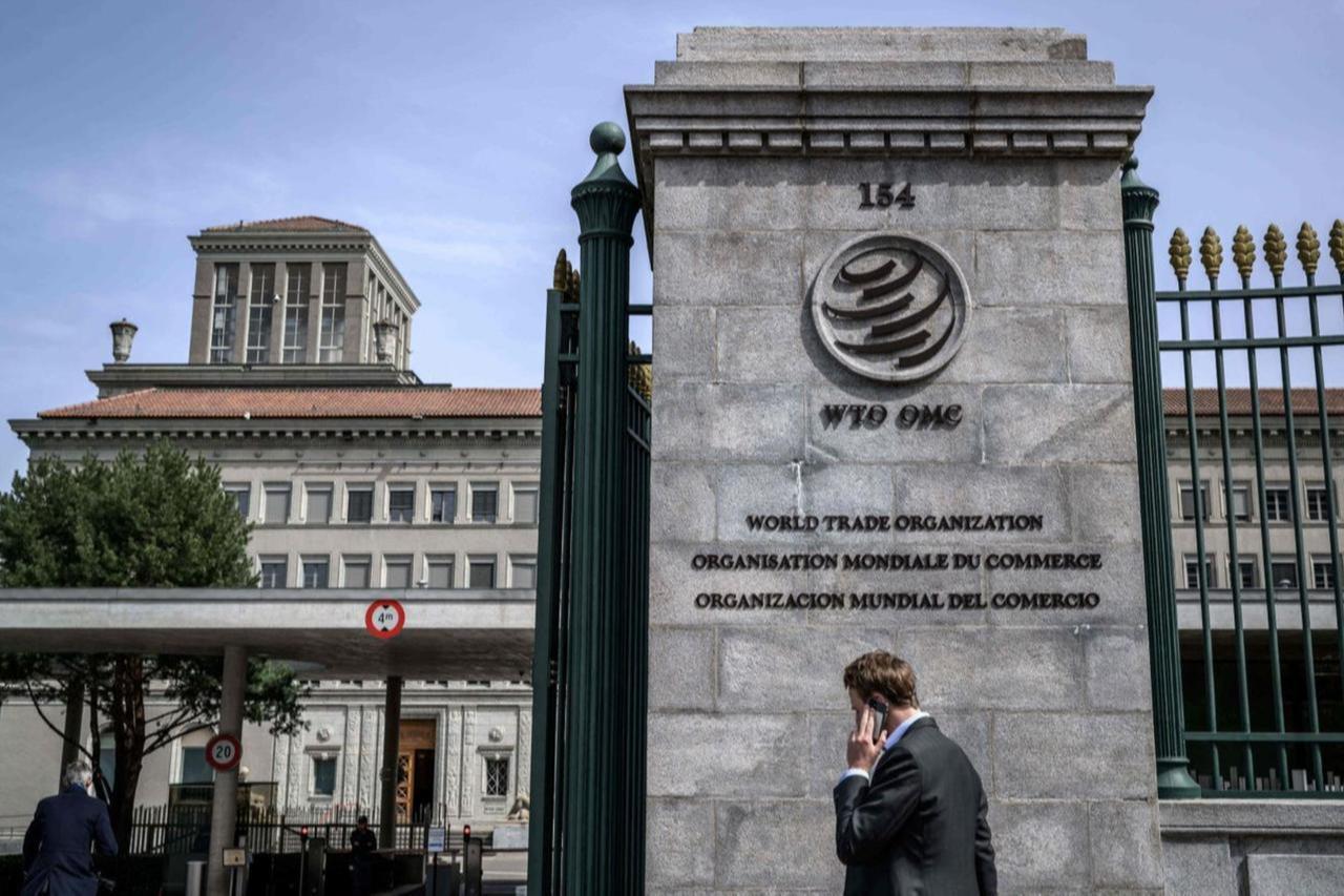 The World Trade Organization (WTO) headquarters in Geneva, Switzerland, April 12, 2022. (AFP Photo)