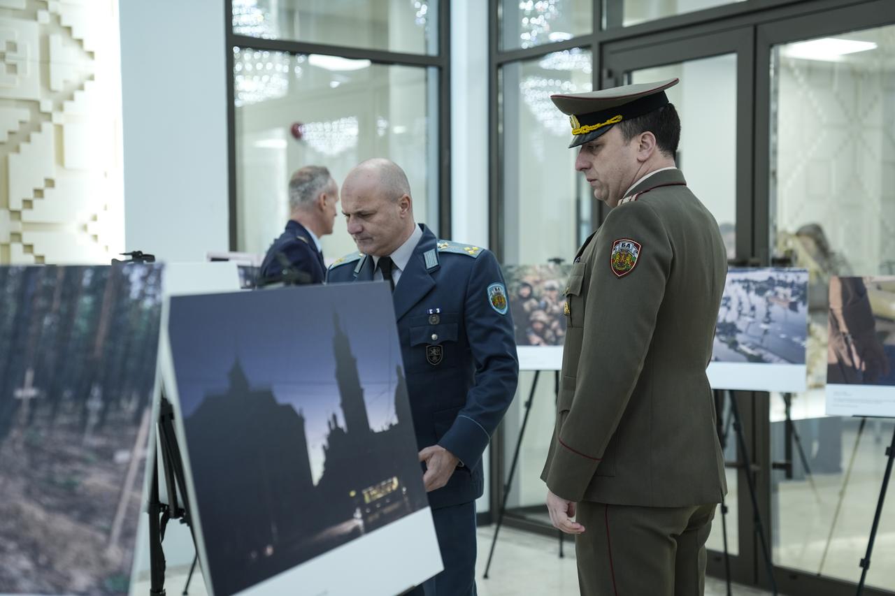 The Ukrainian Embassy in Ankara holds a memorial ceremony to mark the fourth anniversary of the Russia-Ukraine War, Ankara, Türkiye, Feb. 24, 2026. (AA Photo)