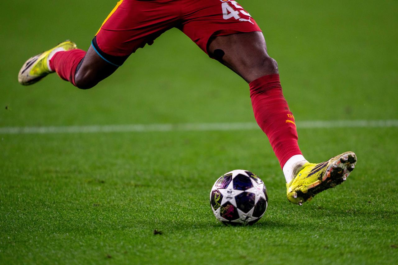 Osimhen of Galatasaray in action during Uefa Champions League, Round of 32, second leg game between Juventus and Galatasaray on Feb. 25, 2026 (AA Photo)