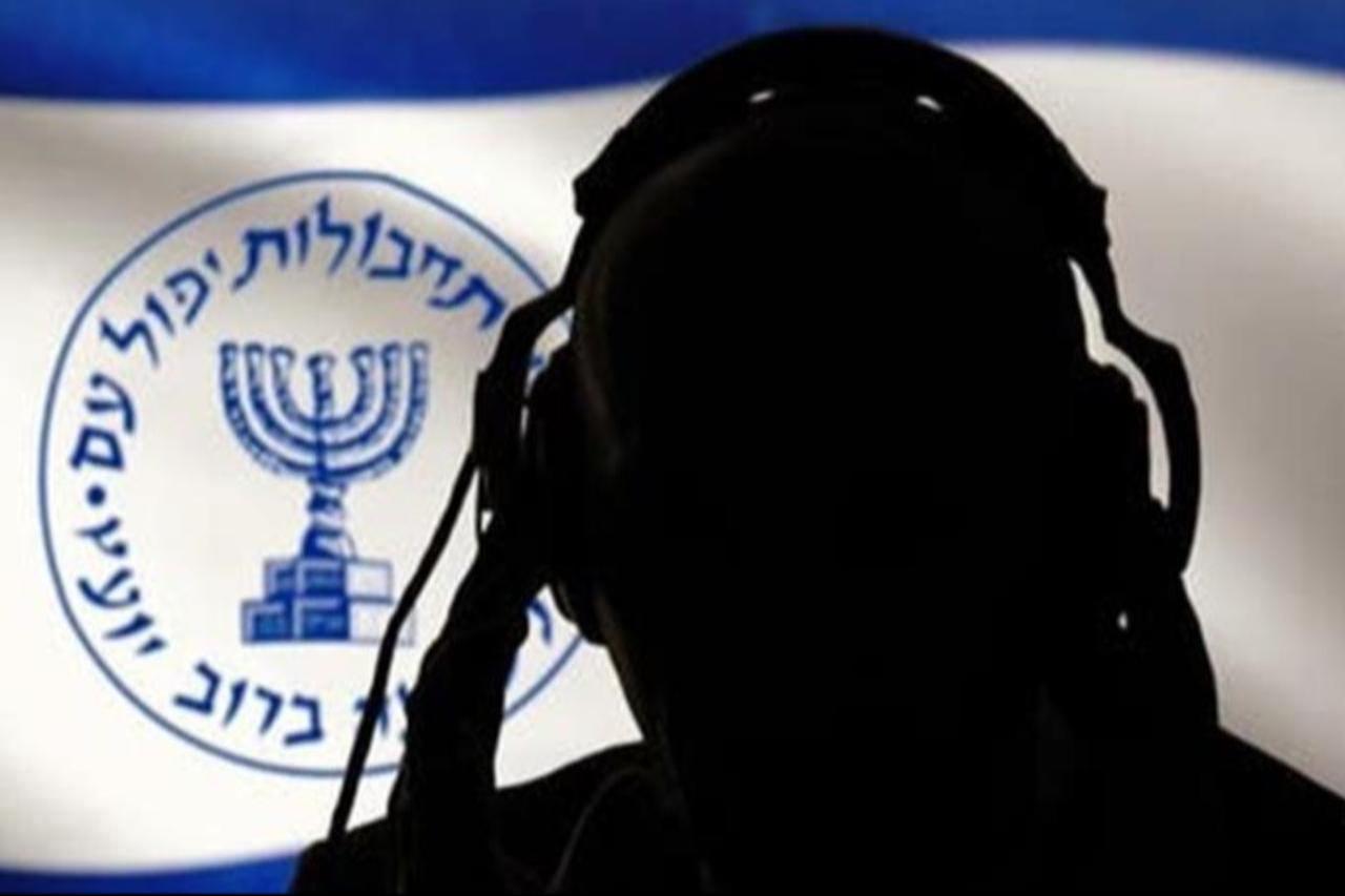 An illustration of a Mossad personnel, accessed on Oct. 6, 2025. (AA Photo)