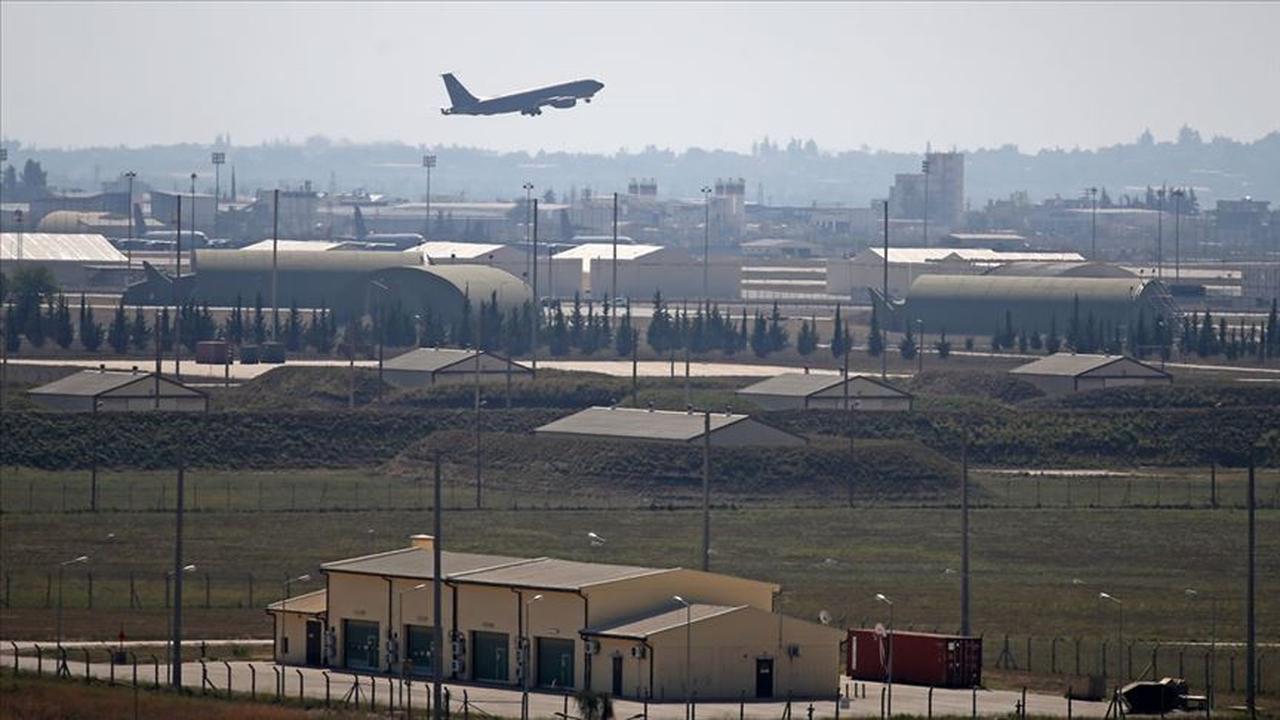 Photo shows a view of Incirlik Air Base located in Adana, Türkiye. (AA Photo)