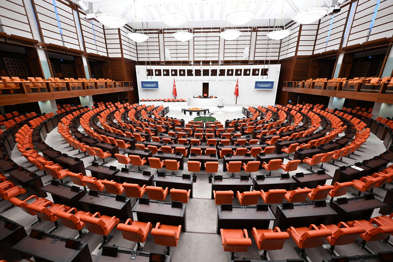 A photo from the general assembly session of the Turkish Parliament in Ankara on January 27, 2026. (AA Photo)