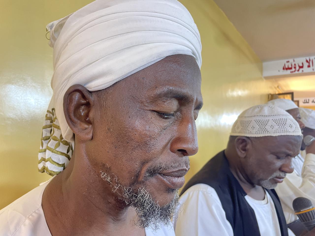 Members of the Sammaniyya Order performing dhikr in the city of Omdurman, near Khartoum, February 2, 2026. (AA Photo)