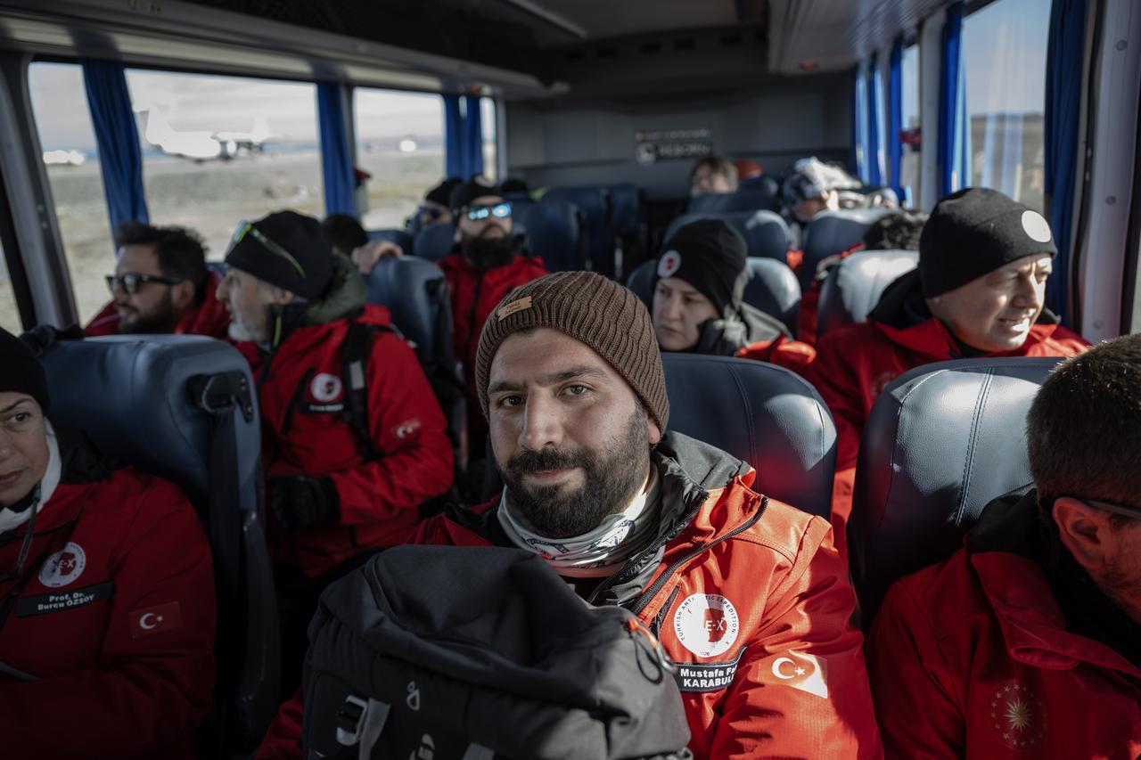 As part of the 10th National Antarctic Scientific Expedition, the Turkish scientific team began its Antarctica mission from Istanbul, Türkiye, on January 26, 2026. (AA Photo)