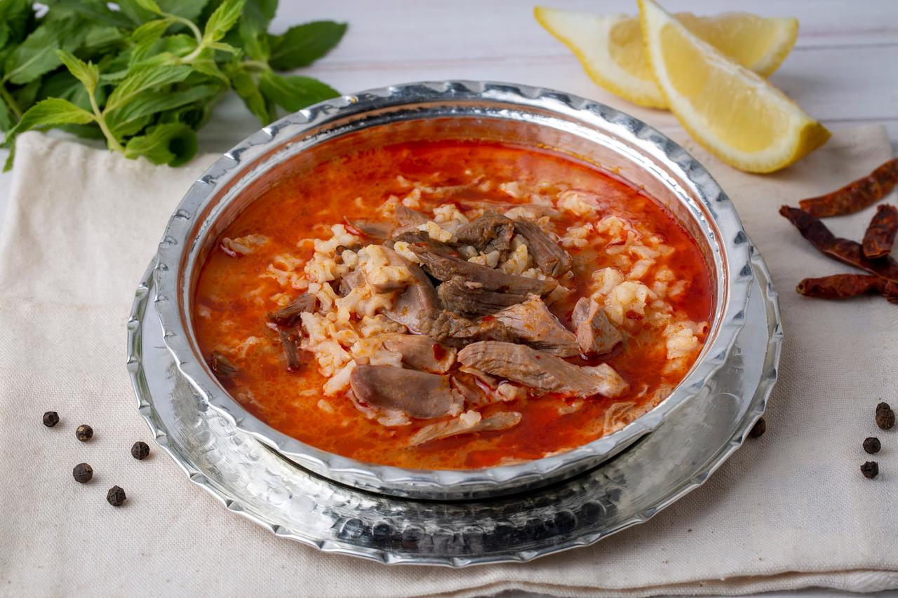 Traditional Turkish Beyran soup. (Adobe Stock Photo)