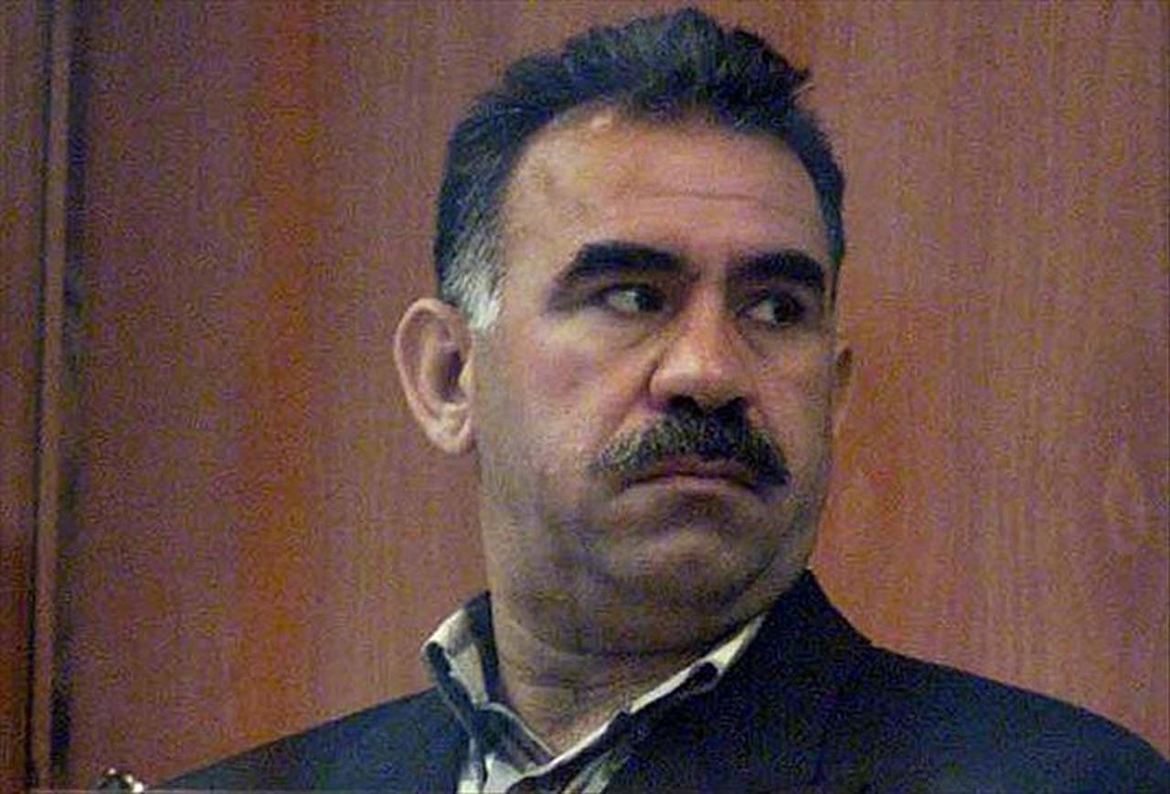 PKK ringleader Abdullah Ocalan following capture in 1999. (AA Photo)