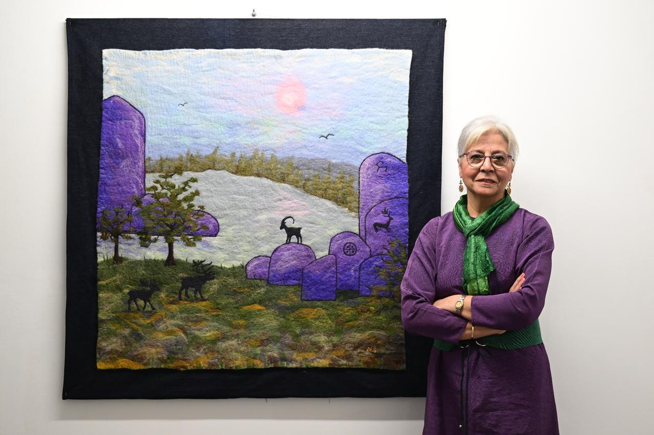 Carved in stone, woven in felt: Afterlife of Proto-Turkic petroglyphs