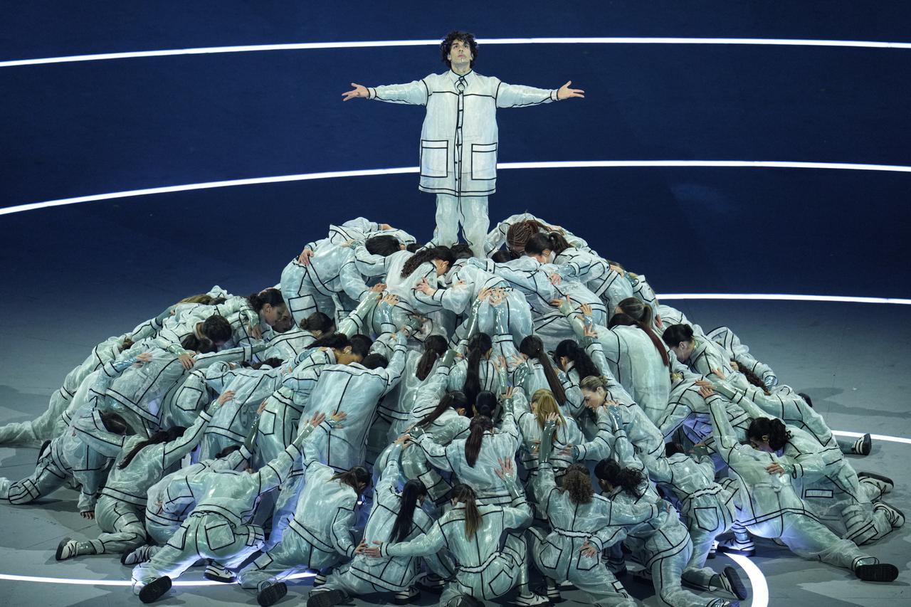 The 2026 Winter Olympic Games officially begin with performances at San Siro Stadium in Milan, Italy, on February 6, 2026. (AA Photo)