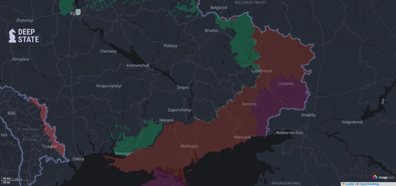 The map shows the current situation on the frontline in Ukraine as of Feb. 5, 2026. (Photo via deepstatemap)
