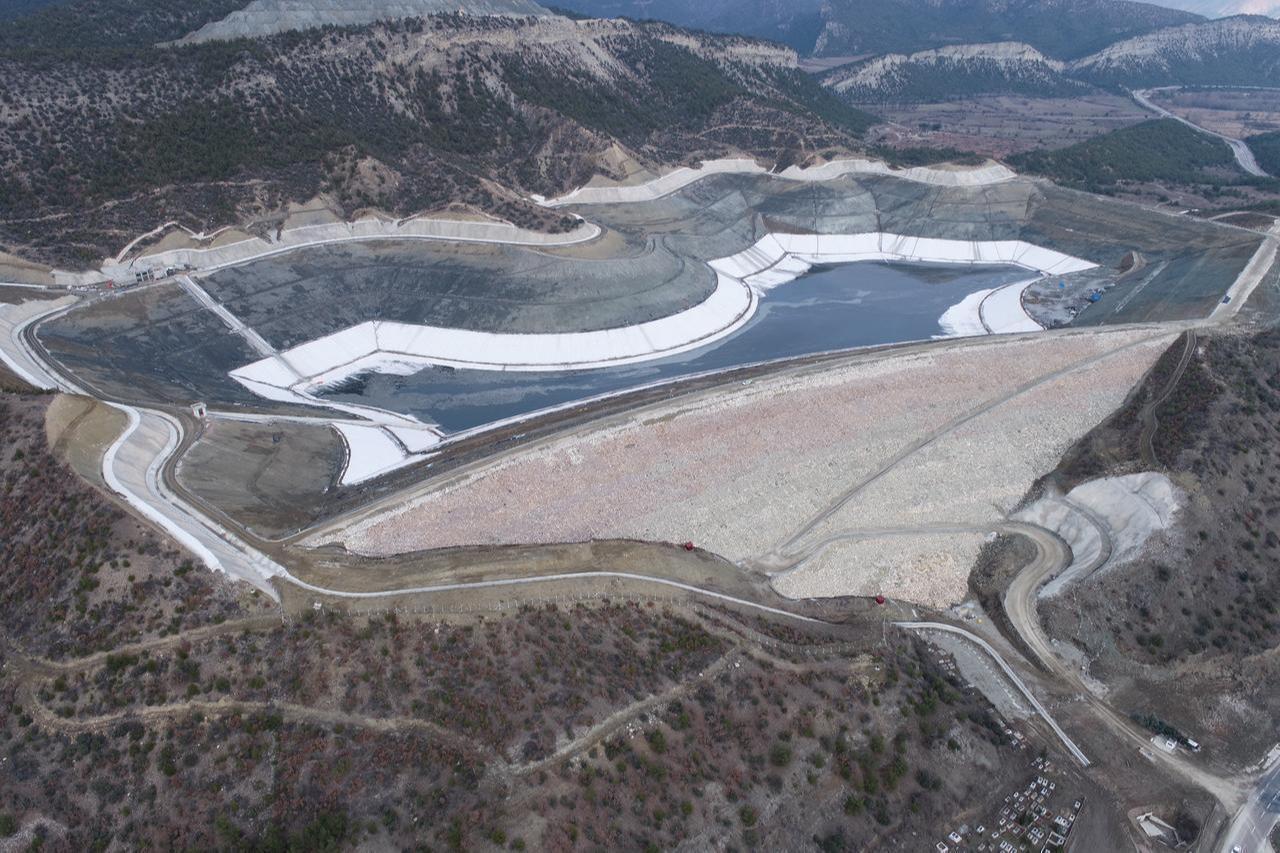 Aerial view of the Gokirmak copper mine site in Kastamonu, Türkiye. (Photo via acacia.com.tr)