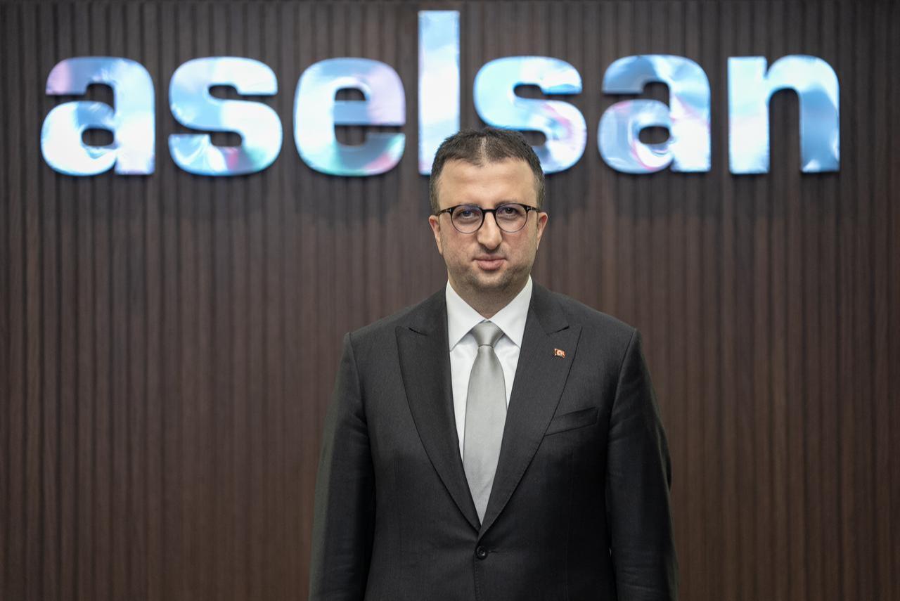 Aselsan CEO Ahmet Akyol is giving an interview to an AA reporter regarding the company's performance in 2025 and its targets for 2026 in Ankara, Türkiye, Feb. 7, 2026. (AA Photo)