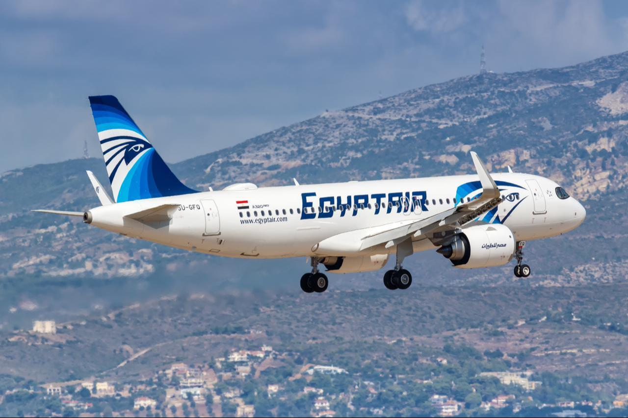 EgyptAir Airbus A320neo aircraft is seen at Athens International Airport in Athens, Greece, Sept. 22, 2020. (Adobe Stock Photo)