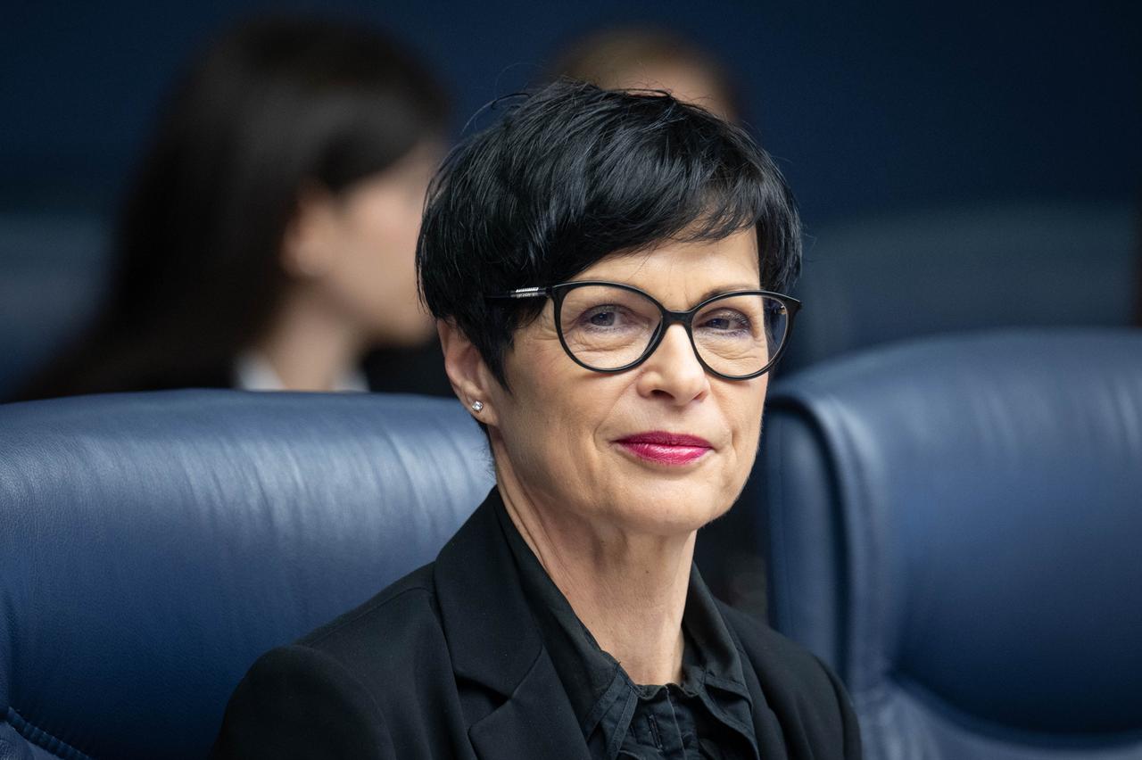 European Commissioner for Enlargement Marta Kos meets with the Turkish officials in Ankara, Türkiye, Feb. 6, 2026. (AA Photo)