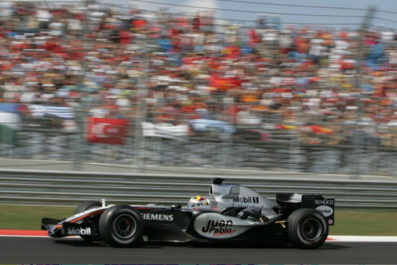 Juan Pablo Montoya, McLaren Mercedes MP4-20, 2005 Turkish Grand Prix, Istanbul, Türkiye, August 21, 2005. (Photo via Lorenzo Bellanca/LAT)