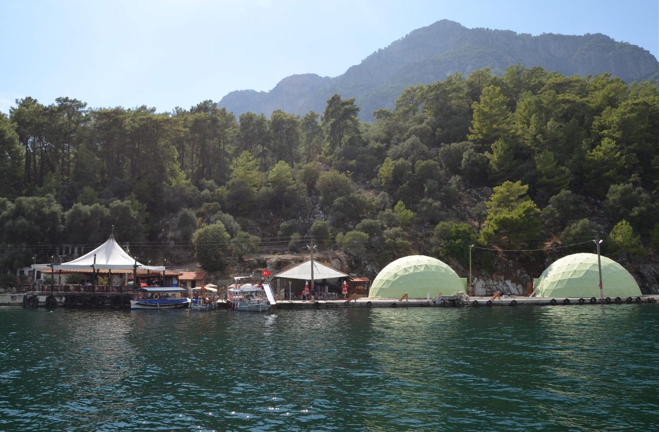 A general view of the Sultaniye thermal springs complex before flooding. (Photo via Koycegiz Municipality)