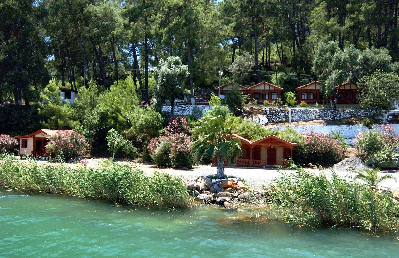 A general view of the Sultaniye thermal springs complex before flooding. (Photo via Koycegiz Municipality)