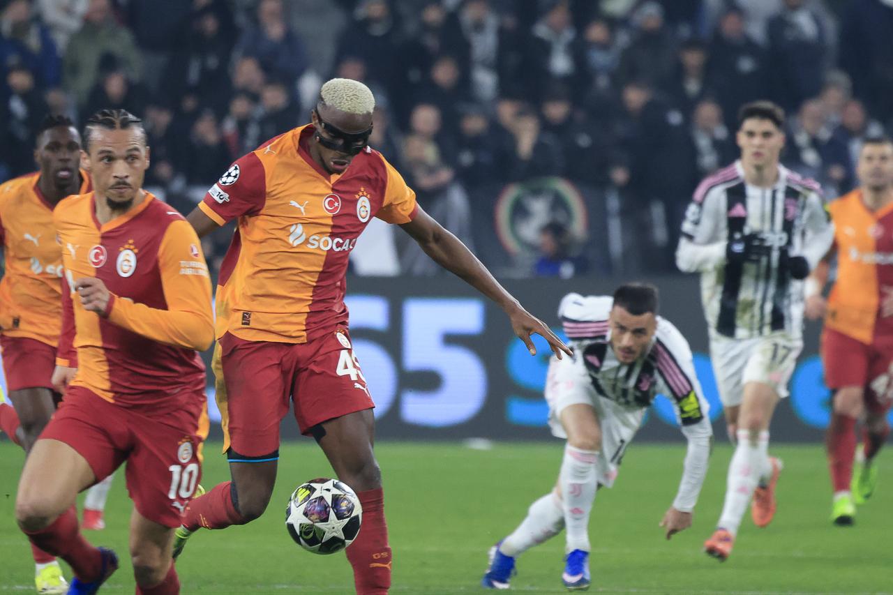 UEFA Champions League Round of 16 play-off second leg between Juventus and Galatasaray in Turin, Italy. February 25, 2026. (AA Photo)