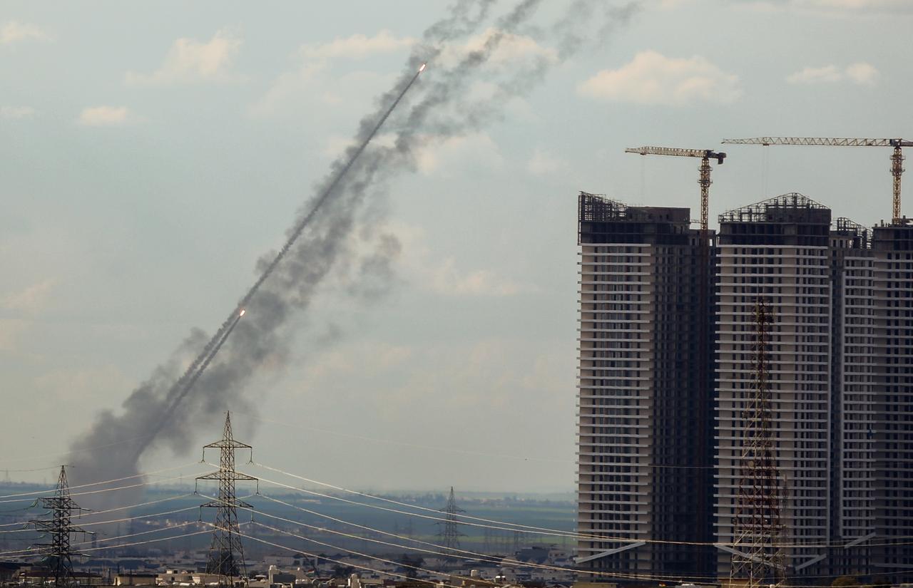 Missiles and unmanned aerial vehicles fired at the U.S. base are neutralized at Erbil International Airport in Erbil, Iraq, on February 28, 2026. (AA Photo)