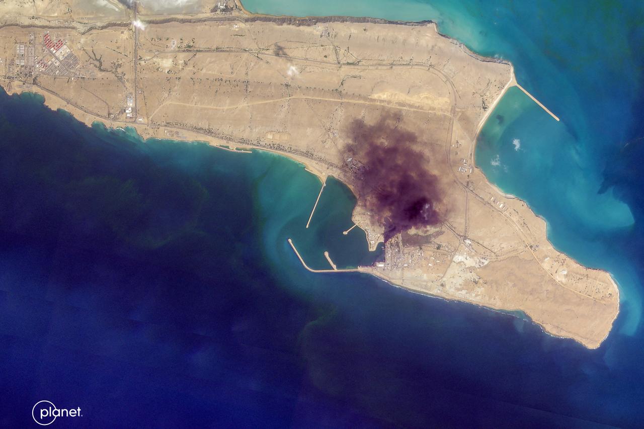 US strike sinks Iranian corvette in Gulf of Oman