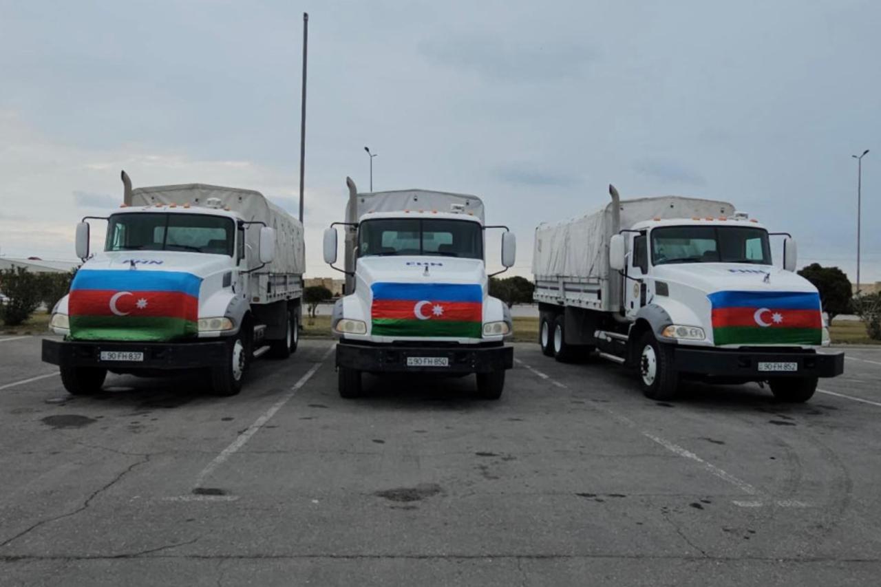 Azerbaijan sends food and medical aid to Iran