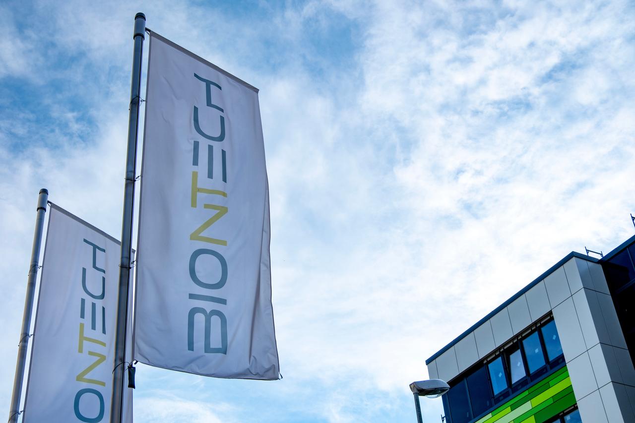 BioNTech flags fly outside the company’s headquarters in Mainz, Germany, Sept. 7, 2024. (Photo via Adobe Stock)