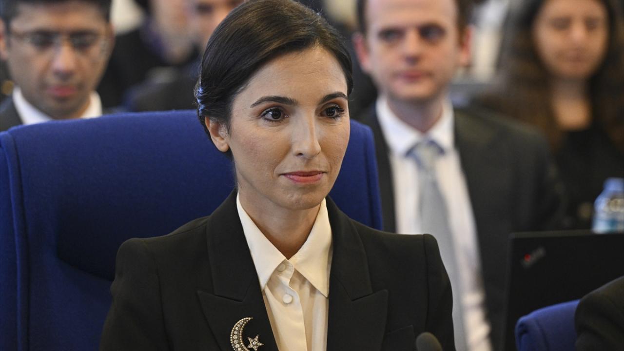 Hafize Gaye Erkan attends a parliamentary meeting as governor of the Central Bank of the Republic of Türkiye (CBRT) in Ankara, Türkiye, Oct. 3, 2023. (AA Photo)