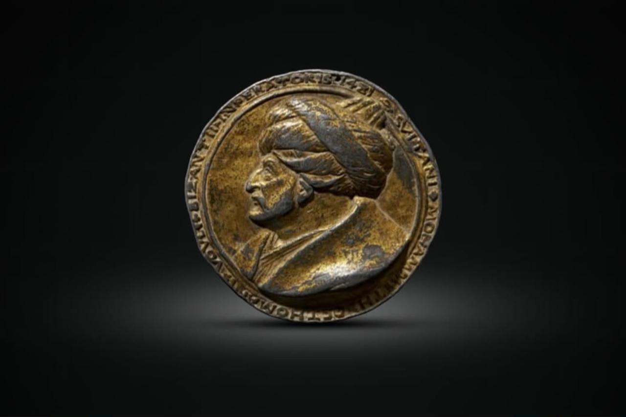 Rare Renaissance medallion of Ottoman Sultan Mehmed II to go up for auction in Dubai