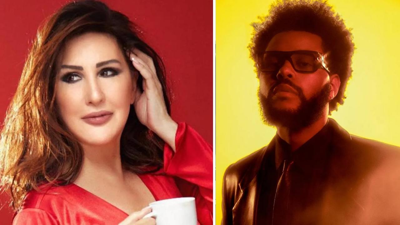 Turkish singer Nukhet Duru (L) and Canadian R&B star The Weeknd (R). (Photo via Oksijen)