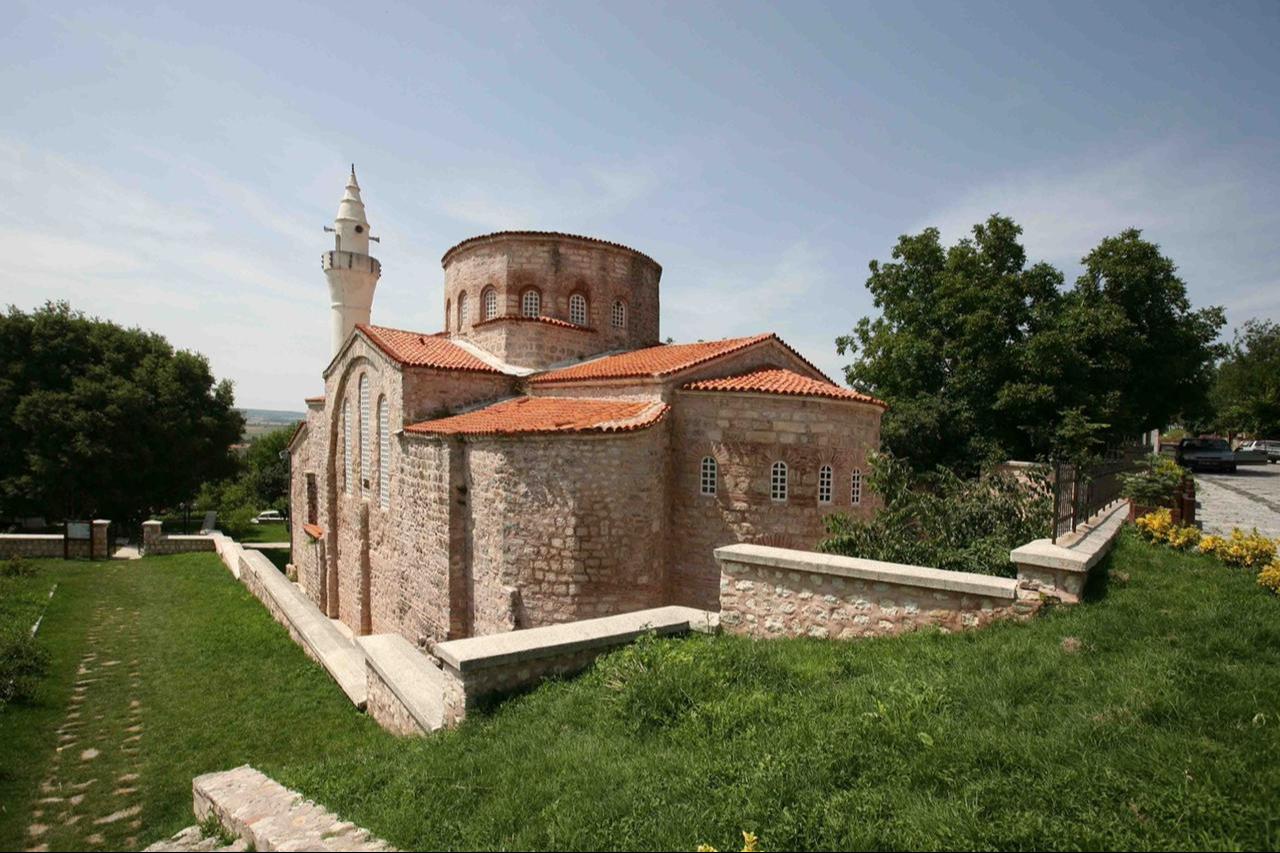 The Hagia Sophia of Vize, known as Little Hagia Sophia or Ghazi Suleyman Pasha Mosque, Kirklareli, Türkiye. (IHA Photo)