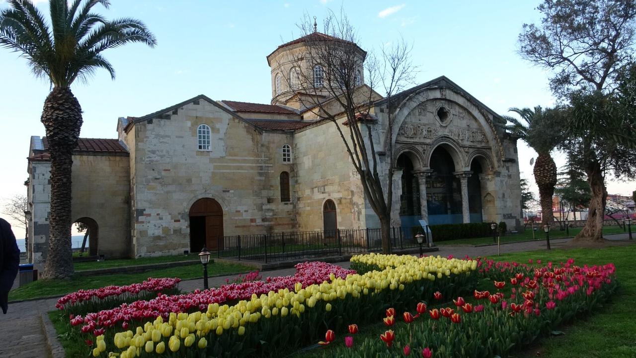 The Hagia Sophia Mosque in Trabzon’s Fatih district, Türkiye. (IHA Photo)