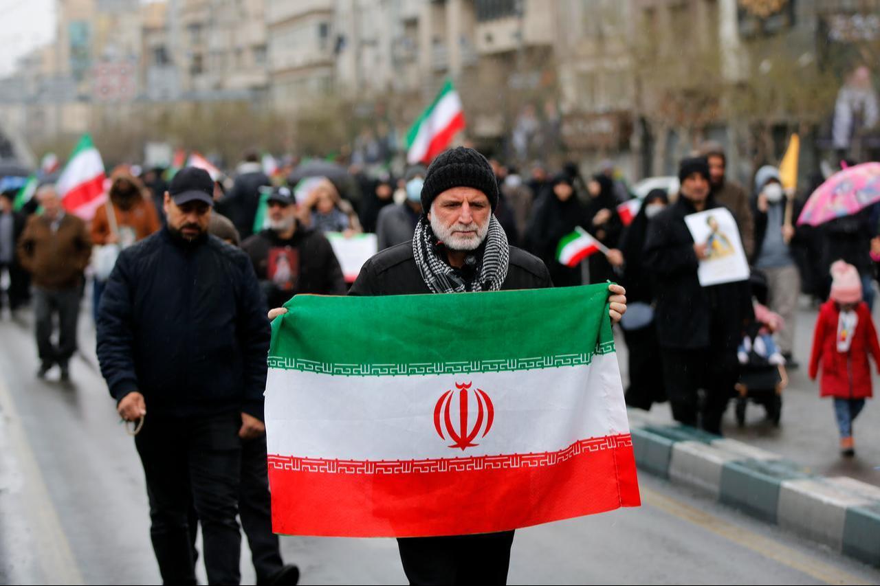 People gather for a march as part of the “World Quds Day” events in Tehran, Iran on March 13, 2026. (AA Photo)