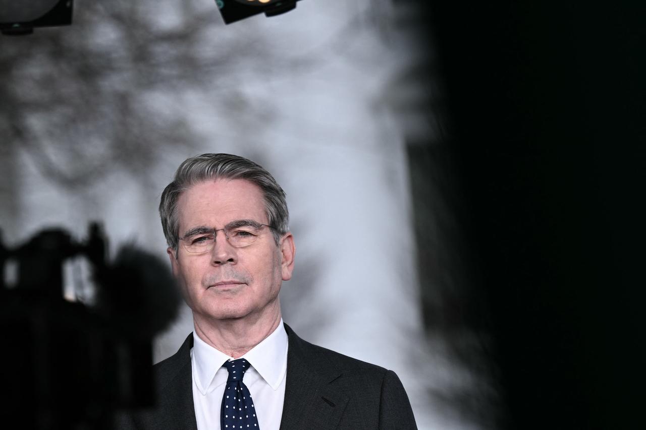 US Secretary Treasury Scott Bessent gives a television interview at the White House in Washington, DC, on March 6, 2026. (AFP Photo)