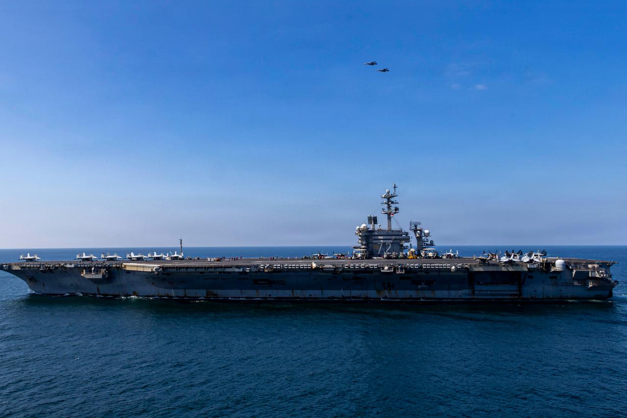 USS Abraham Lincoln incident draws conflicting US, Iranian claims in Arabian Sea