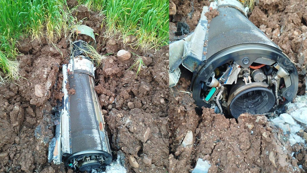 The photo shows Mk136 Third Stage Rocket Motor, the third-stage solid-fuel motor of an SM-3 missile found in Adiyaman, Türkiye. (Photo via X)