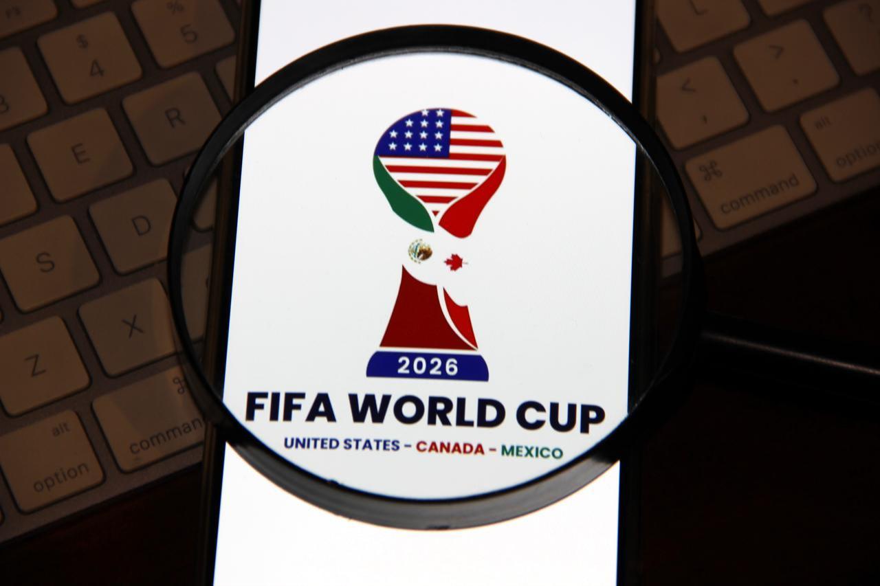 The 2026 FIFA World Cup logo displayed alongside the hosting countries, including United States, Mexico and Canada. (Adobe Stock Photo)