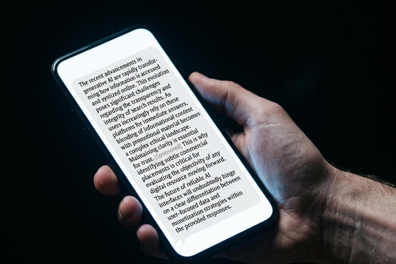 AI chatbots embed ads in answers, blurring line between information and promotion