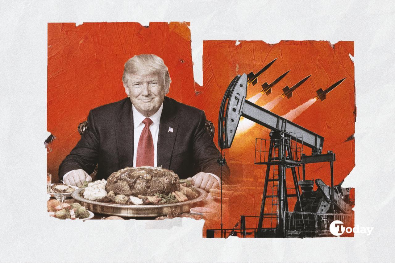 US President Donald Trump lives in a world of his own making, where history bends to fantasy, heroes are invented, and reality is merely a stage for theatrics. (Photo Collage by Türkiye Today staff/Zehra Kurultus).