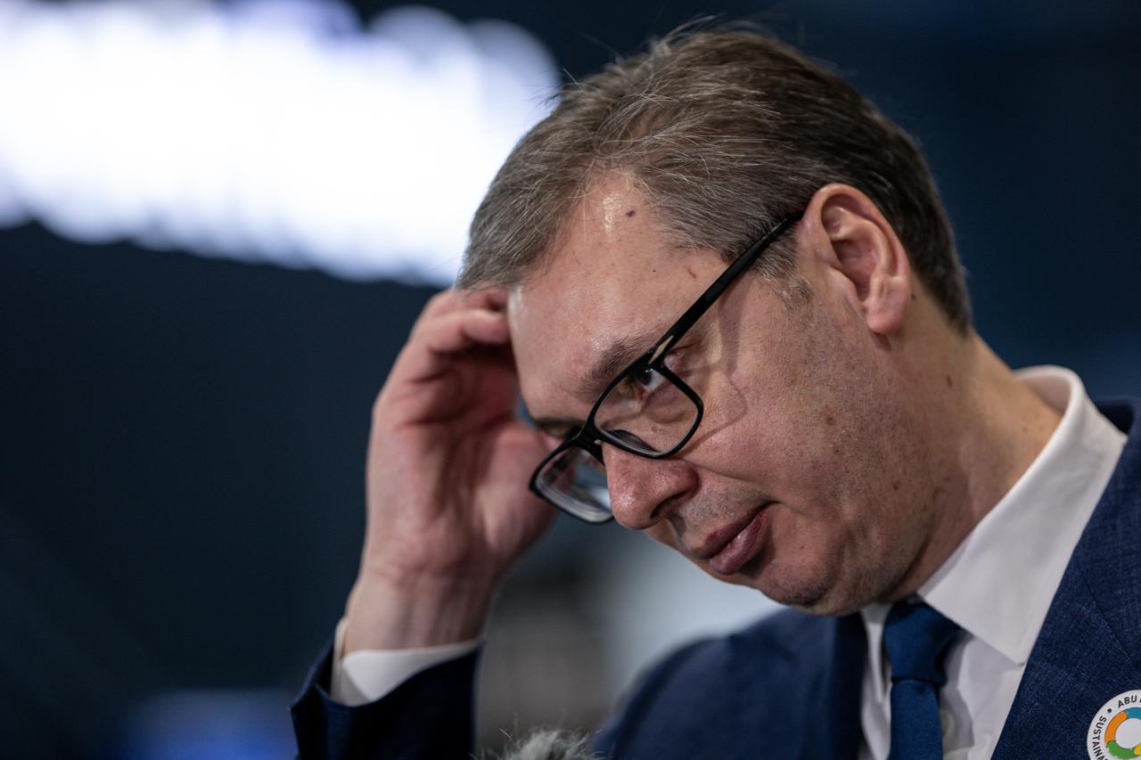 Serbian President Aleksandar Vucic attends the opening ceremony of ‘Abu Dhabi Sustainability Week’, in Abu Dhabi, United Arab Emirates on January 13th, 2026. (Photo by Ammar ABD RABBO / MASDAR / FACTSTORY)