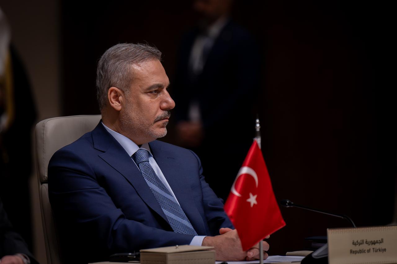 Turkish Foreign Minister Hakan Fidan attends a meeting in Riyadh, Saudi Arabia, where recent regional developments were discussed, on March 19, 2026. (AA Photo)