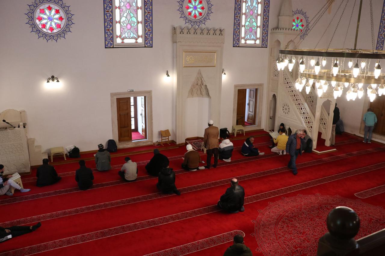 The historic mosque, which has stood for nearly five centuries, is also known as the ‘Kadi Seyfullah Efendi Mosque’ and the ‘Molla Efendi Mosque. Sofia, Bulgaria, March 19, 2026. (AA Photo)
