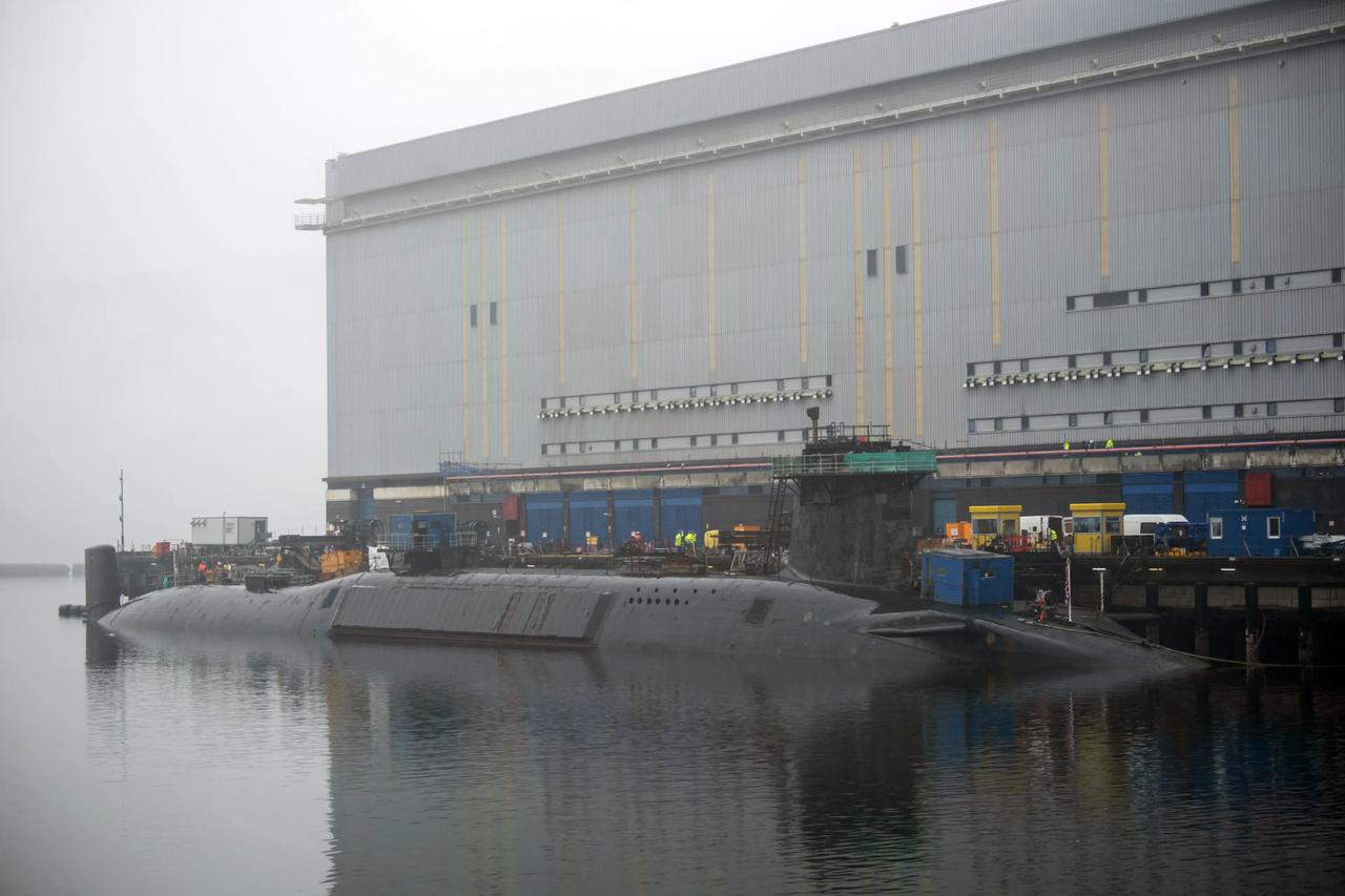 The UK's Vanguard-class submarines at an undisclosed date and time. (AFP Photo)