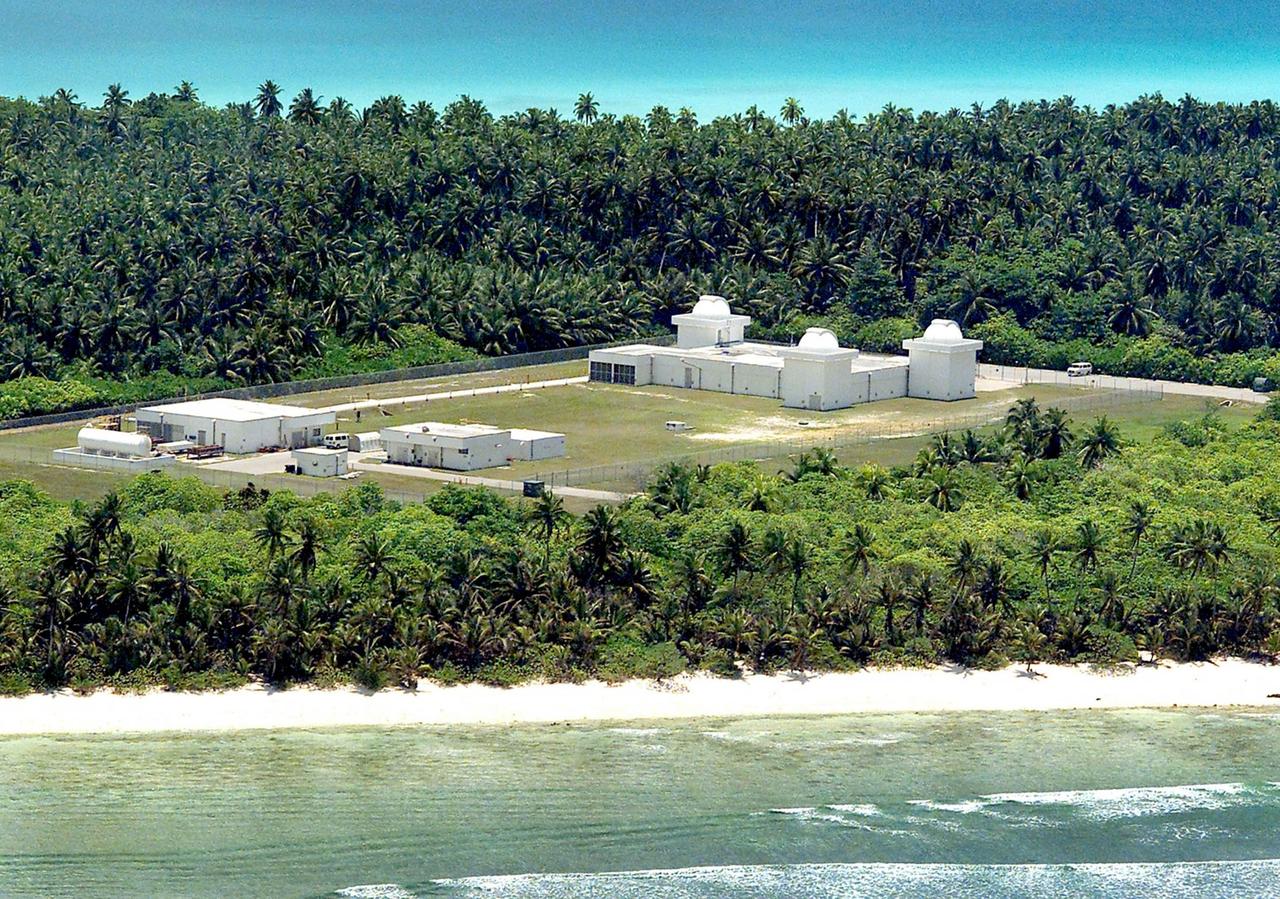 The Ground-Based Electro-Optical Deep Space Surveillance facility at Detachment 2 in Diego Garcia, British Indian Ocean Territory. (Photo via U.S. Air Force)